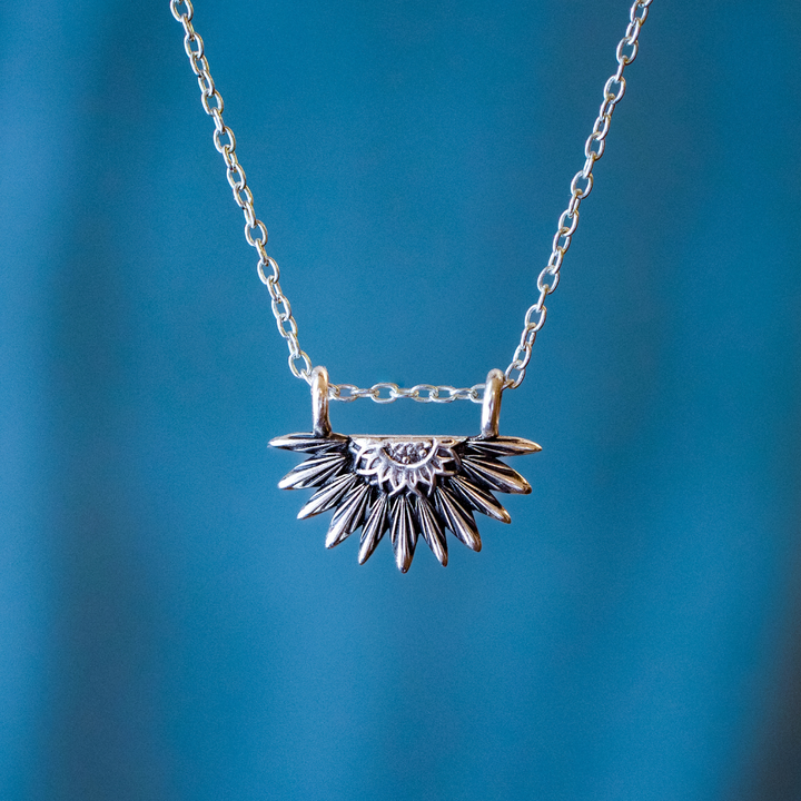 Sunflower Pendant Necklace - Mini
