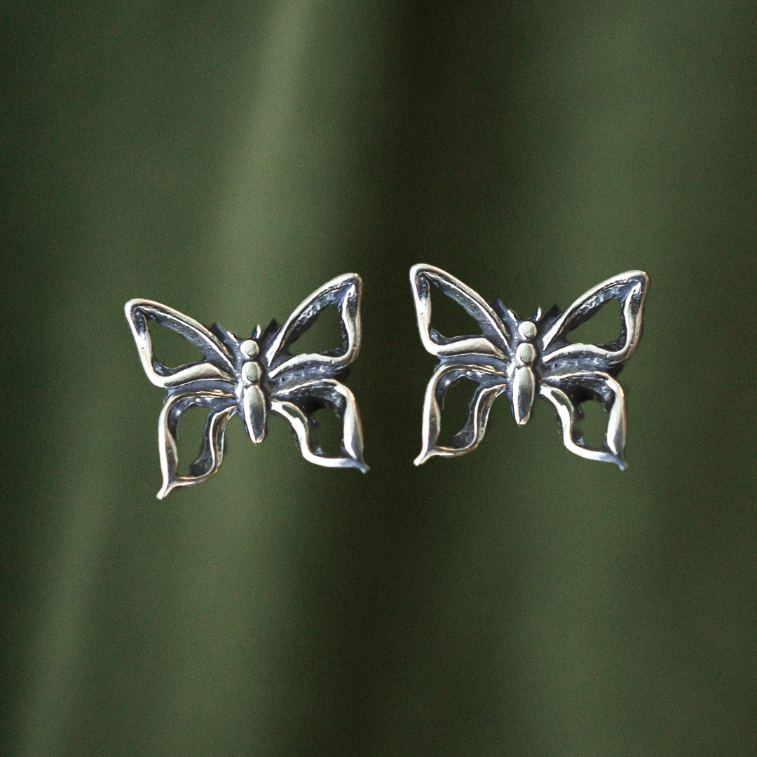 Butterfly Stud Earring – Paige Barbee Jewelry - Main Image