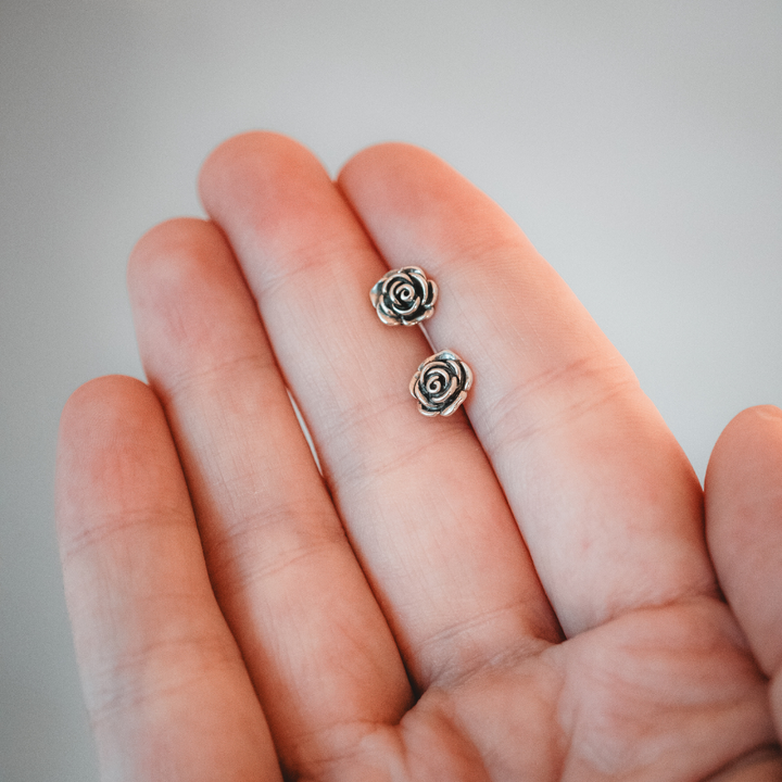 Rose Stud Earring