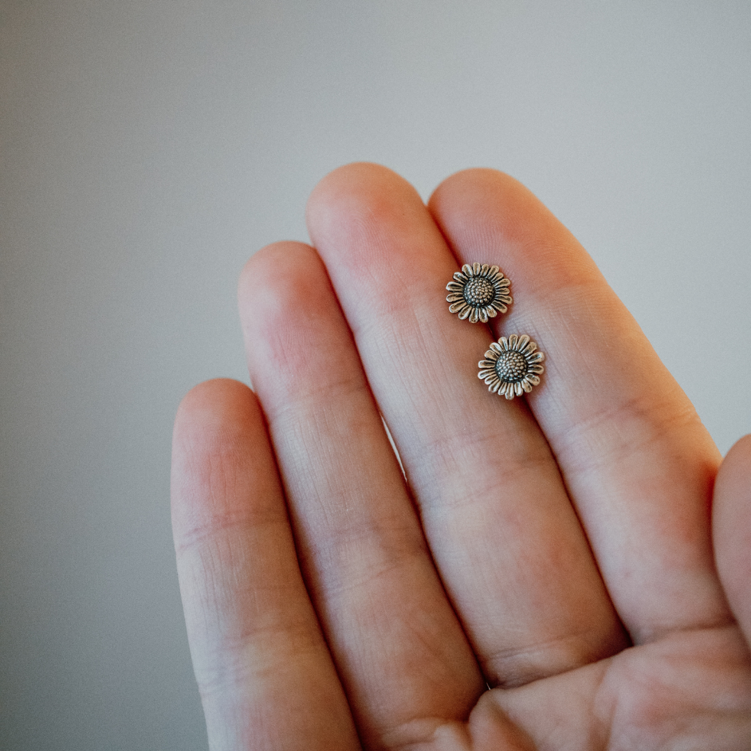 Sunflower Stud Earring