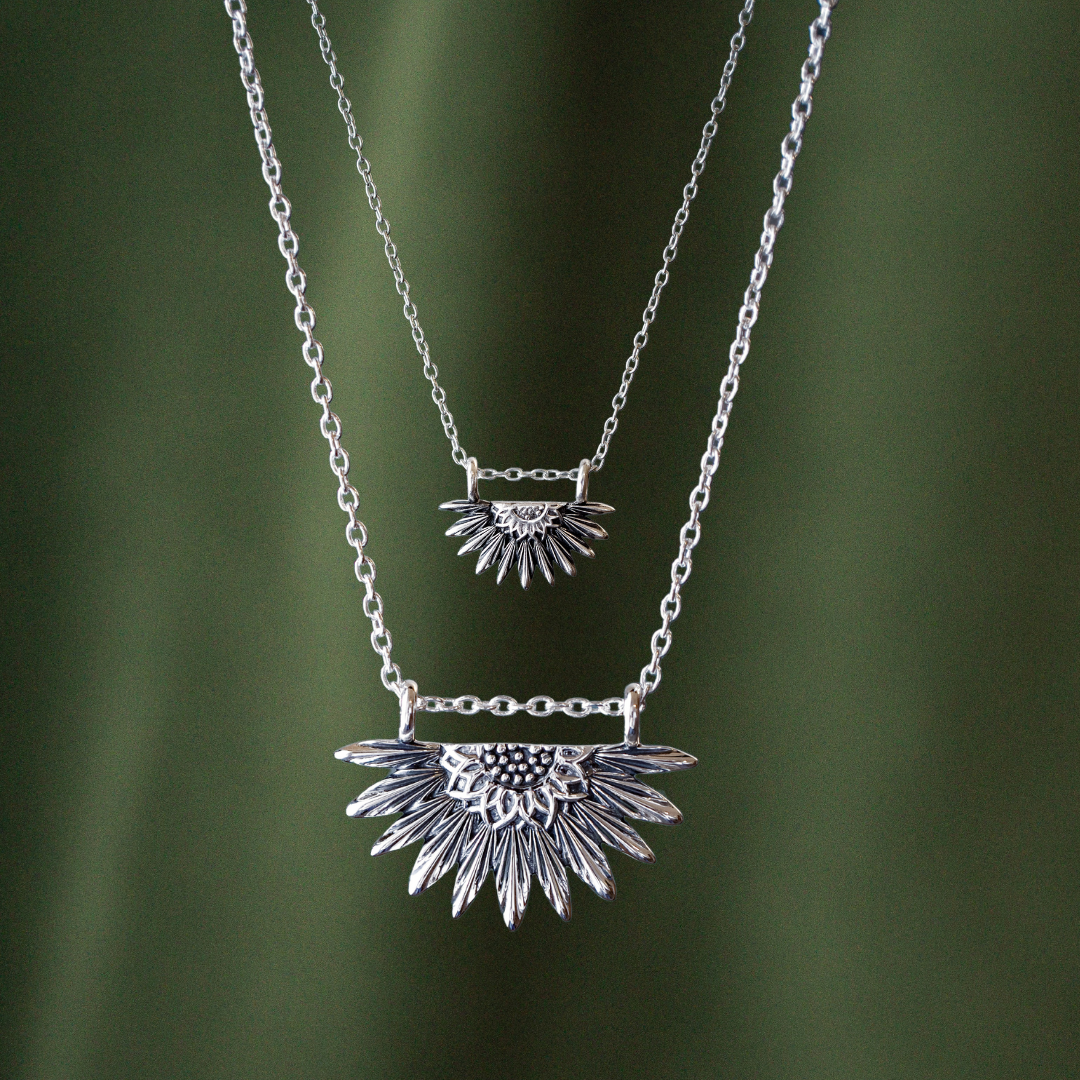 Sunflower Necklace Gift Set