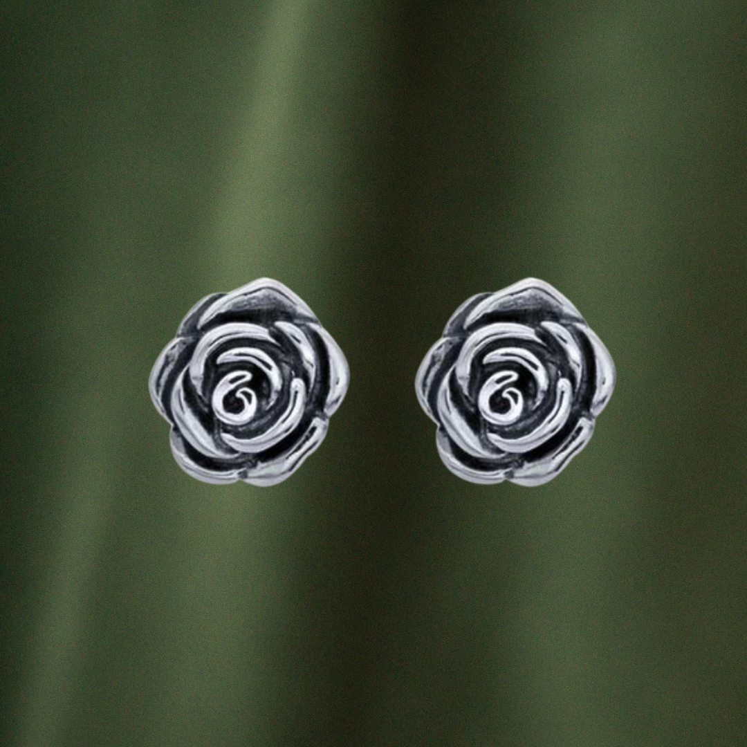 Rose Stud Earring