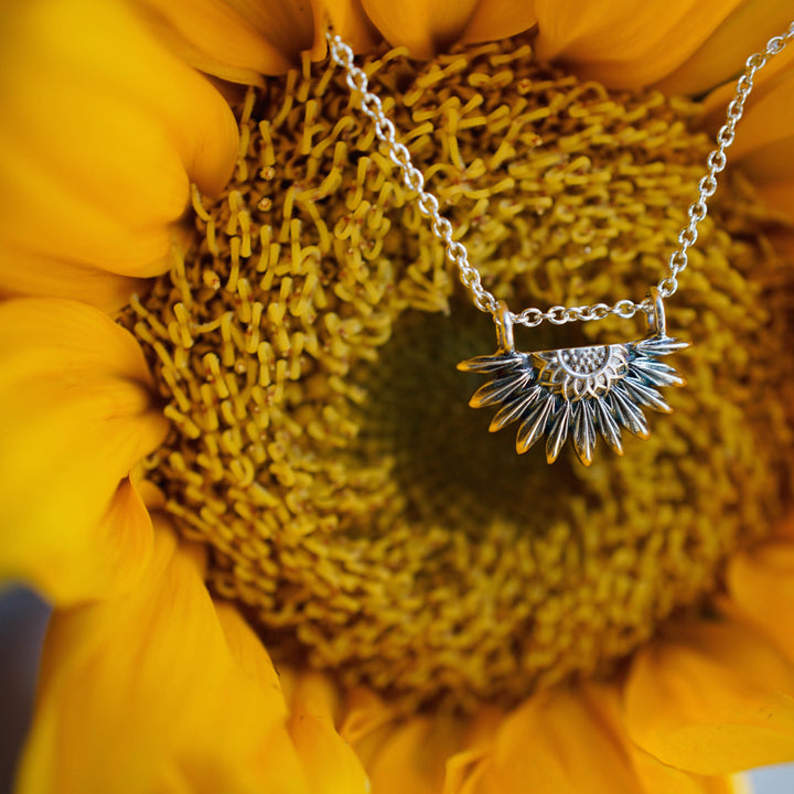Sunflower Pendant - Mini