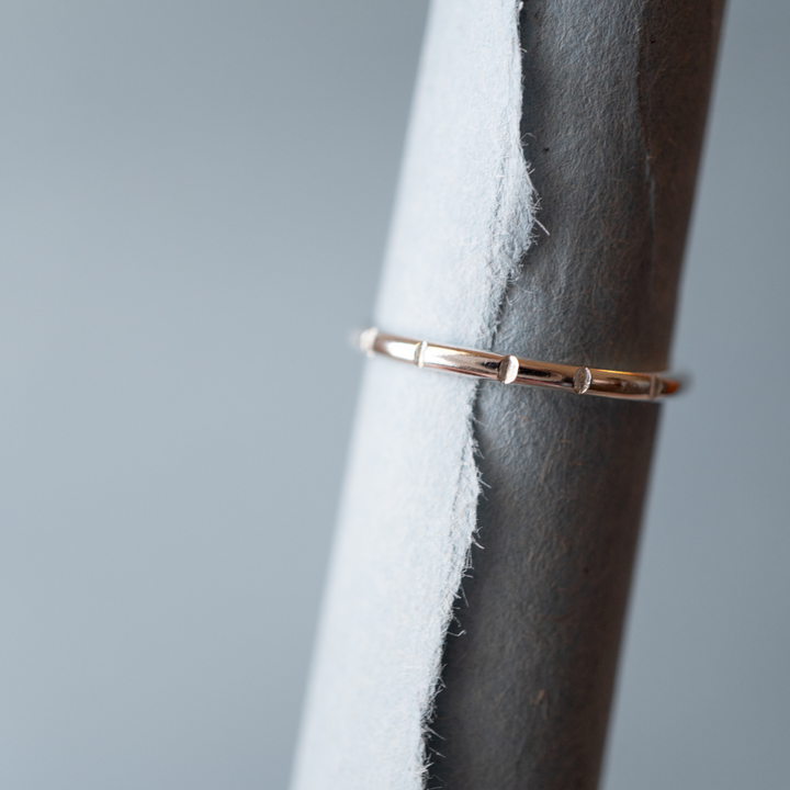 Timeless Trace Stacking Ring