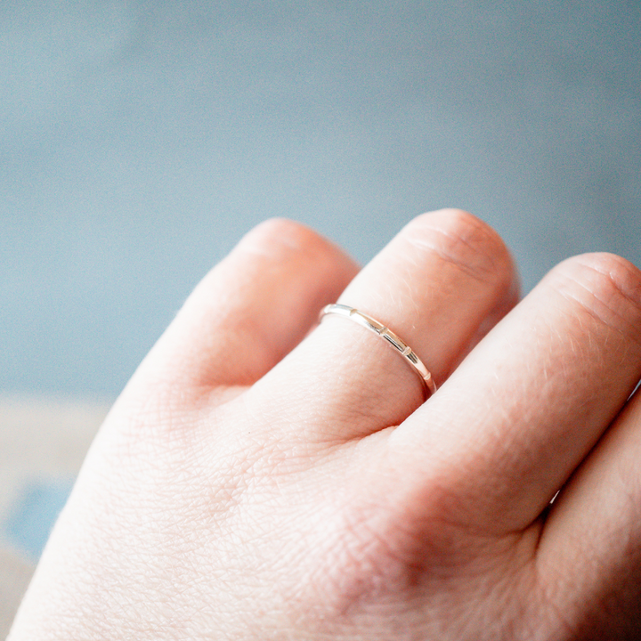Timeless Trace Stacking Ring