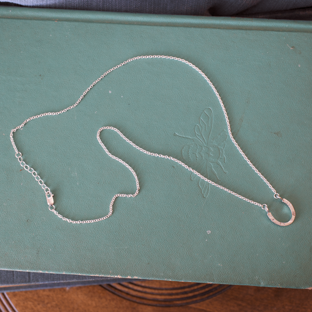 Abstract Horseshoe Necklace