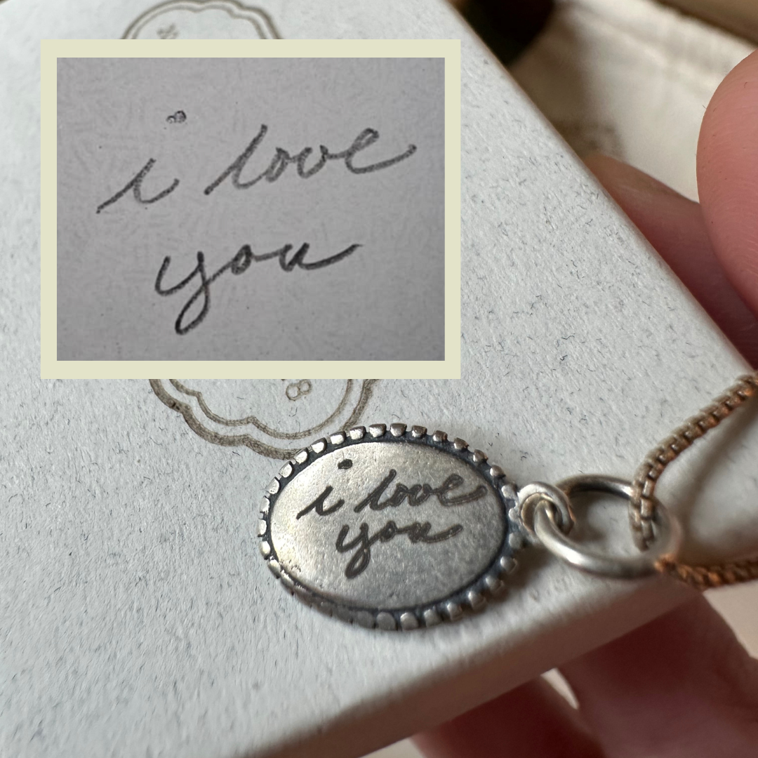 CUSTOM HANDWRITING CHARM