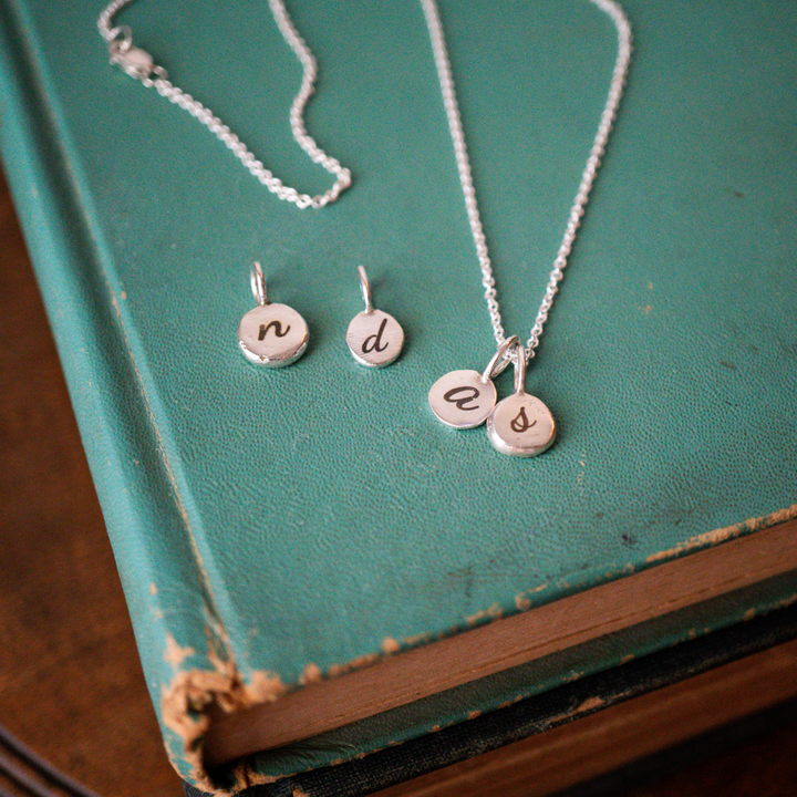 Pebble Initial Necklace