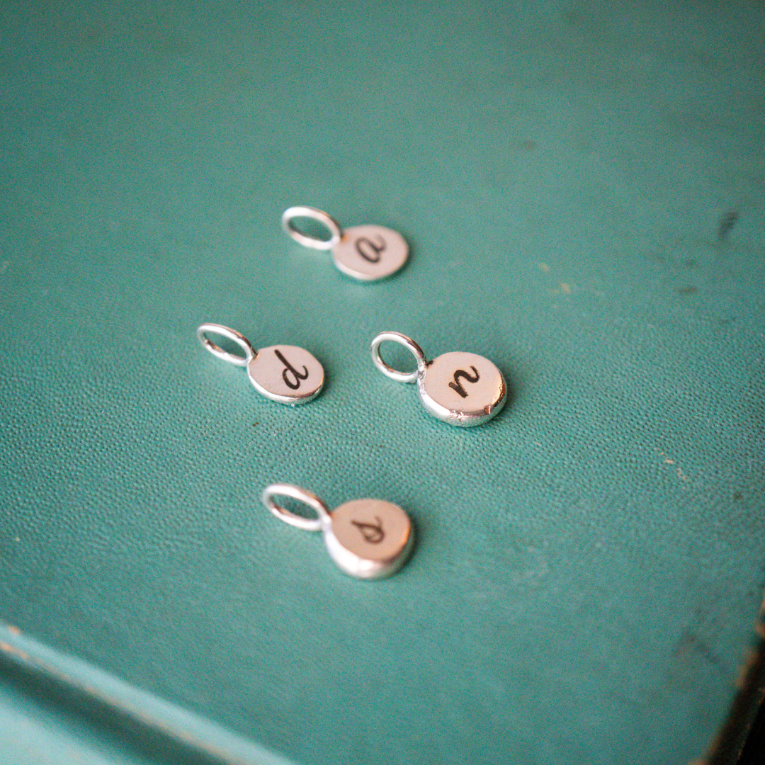 Pebble Initial Necklace