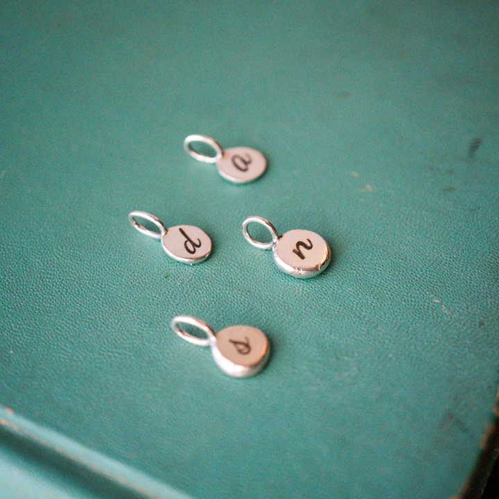 Pebble Initial Necklace