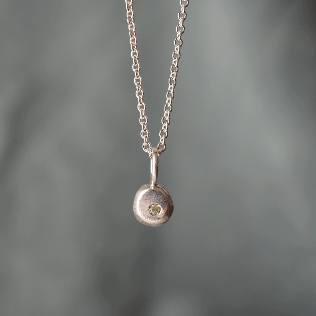 Pebble Gemstone Necklace