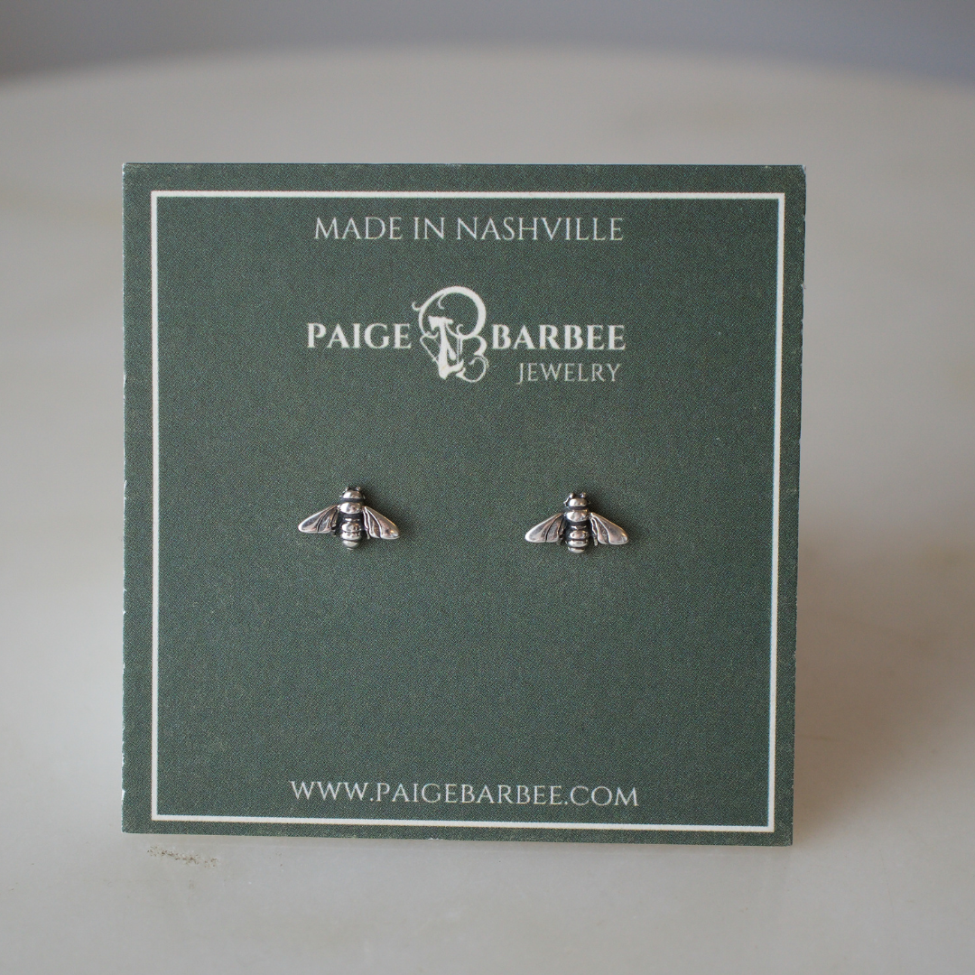 Bumble Bee Stud Earring