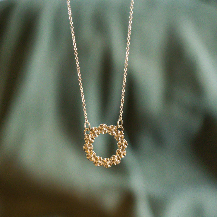 14k Wreath Necklace