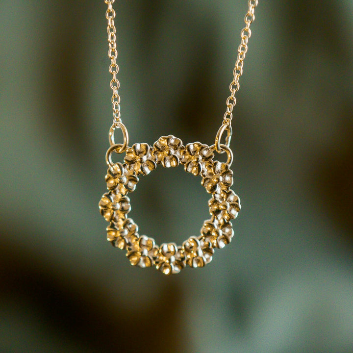 14k Wreath Necklace