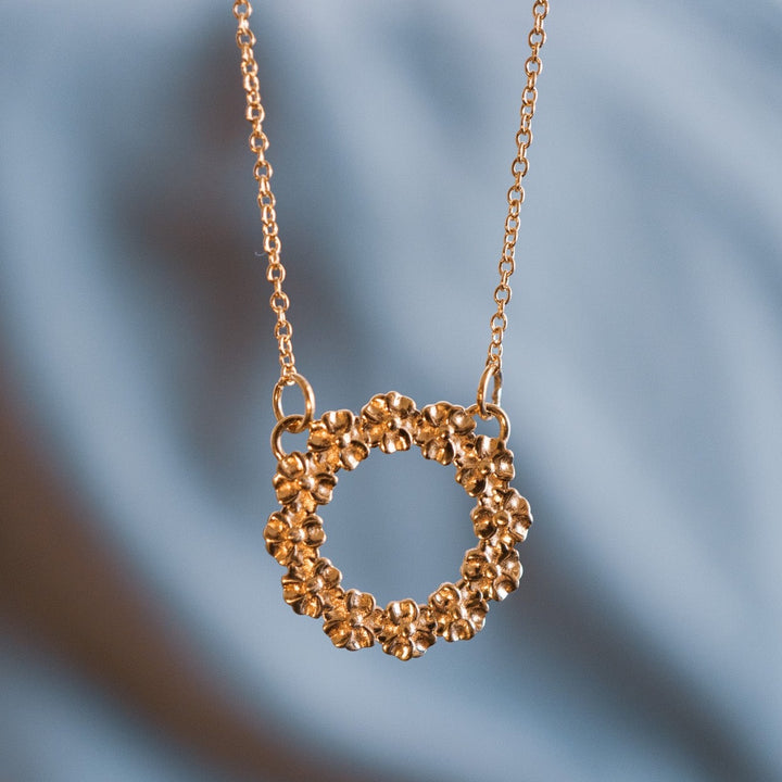 14k Wreath Necklace