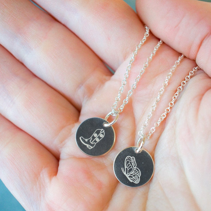 Cowboy Boot Necklace