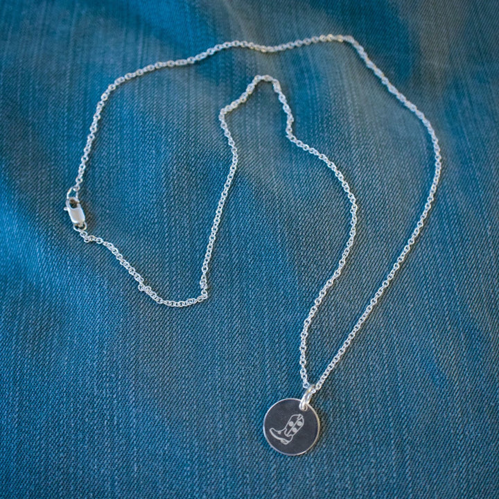 Cowboy Boot Necklace