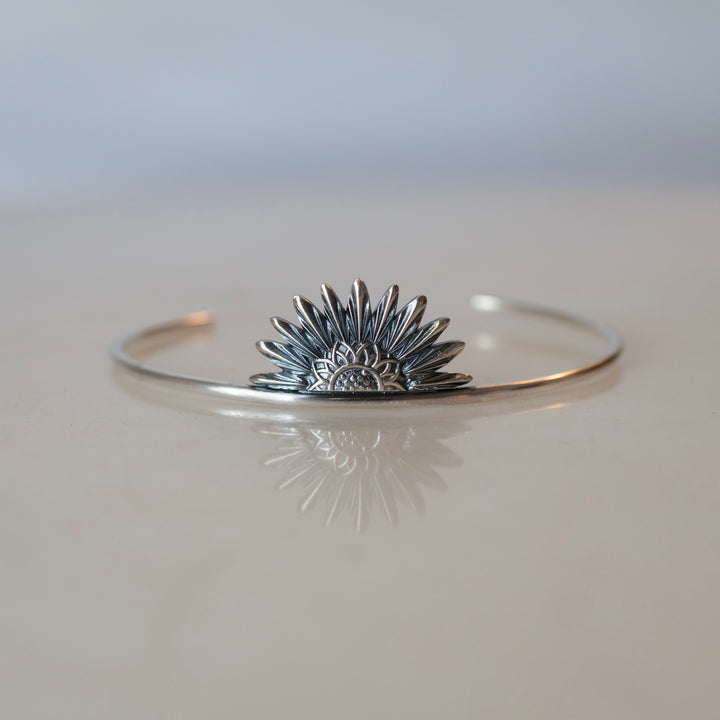 Sunflower Cuff Bracelet