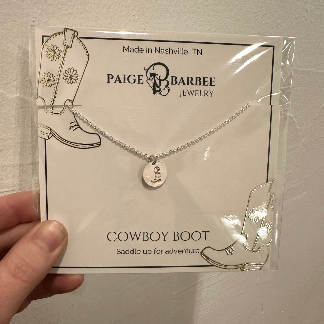 Cowboy Boot Necklace