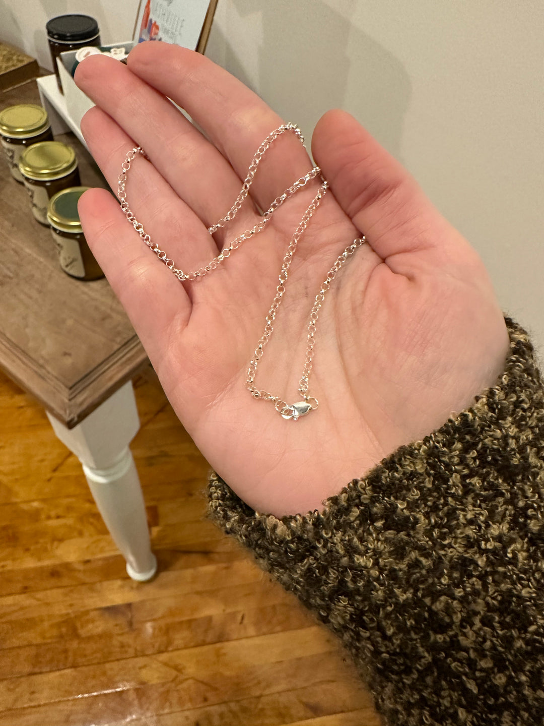 Silver Rolo Necklace