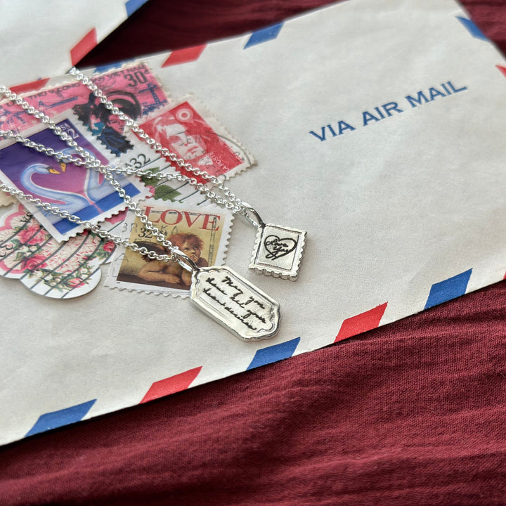 Frame Charm - Custom Engraved Handwriting