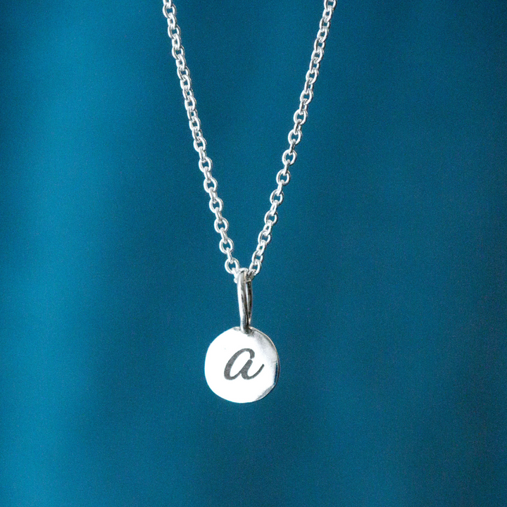 Pebble Initial Necklace