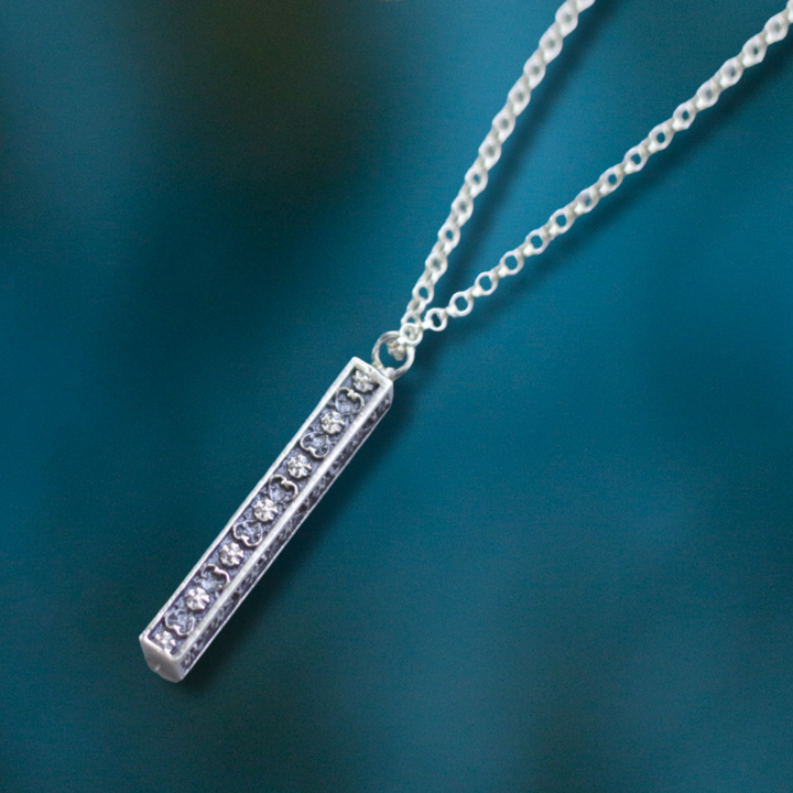 Forget Me Not Bar Necklace