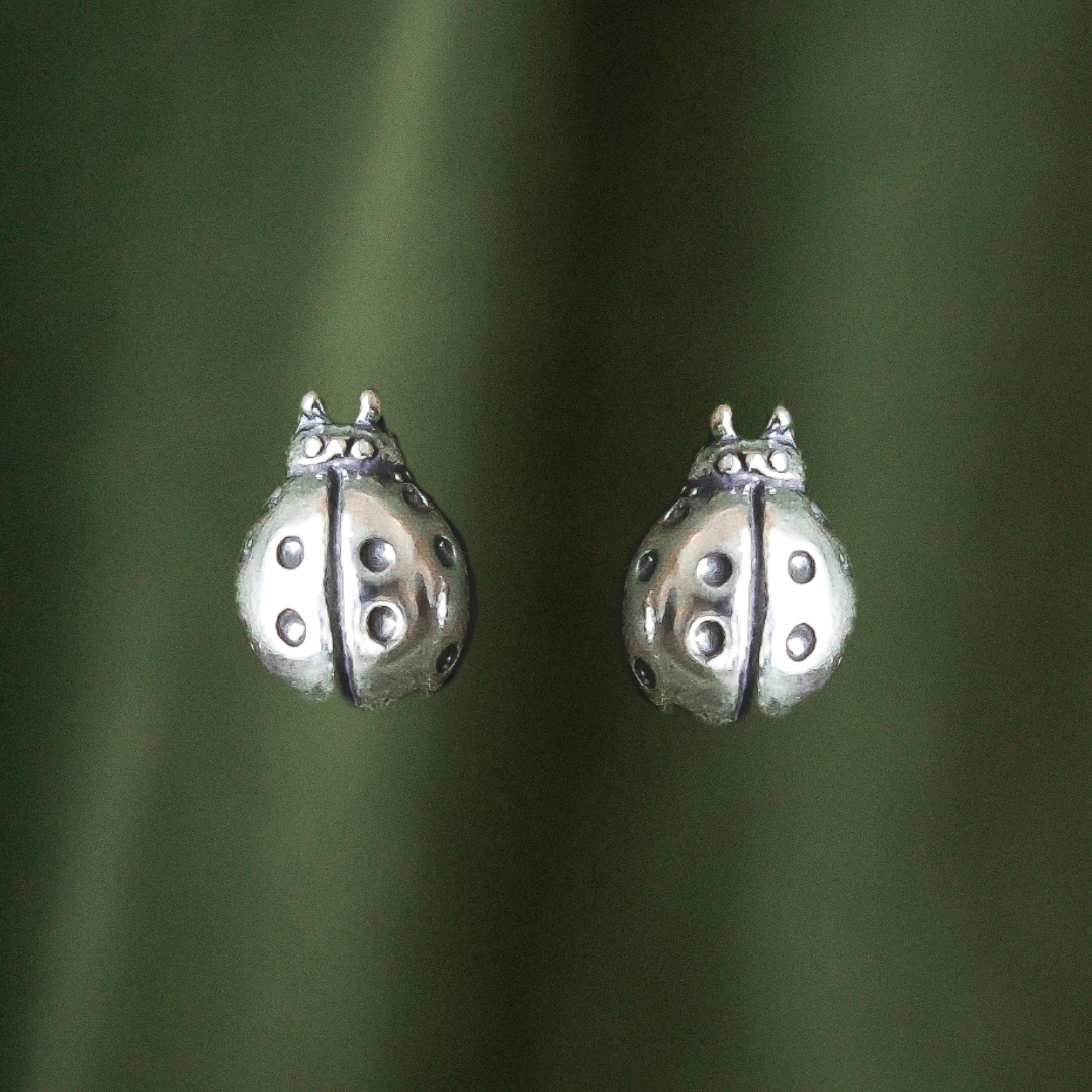 Ladybug Stud Earring