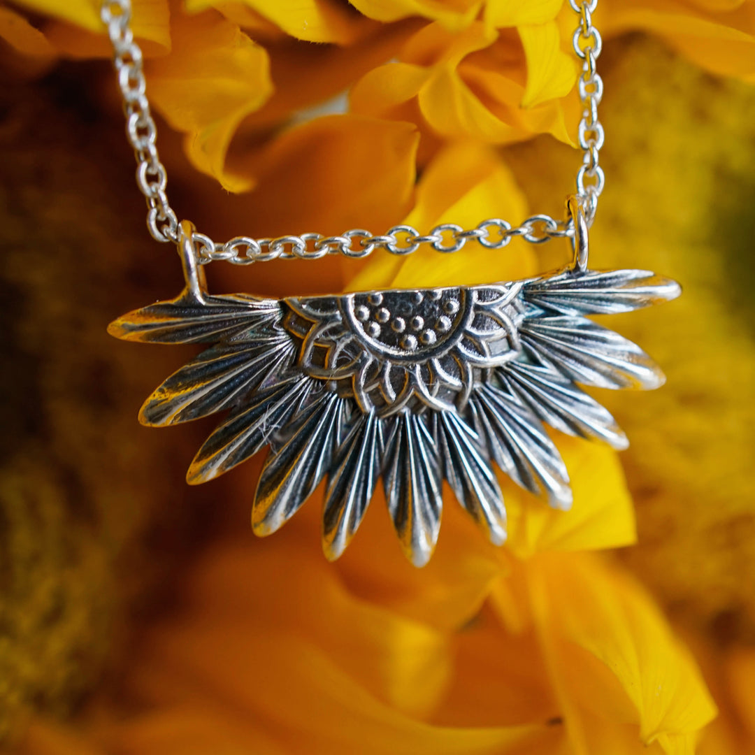 Sunflower Pendant - Large