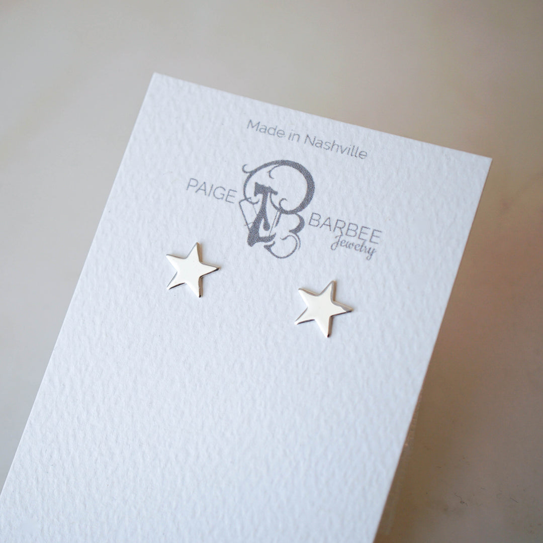 Large Star Studs