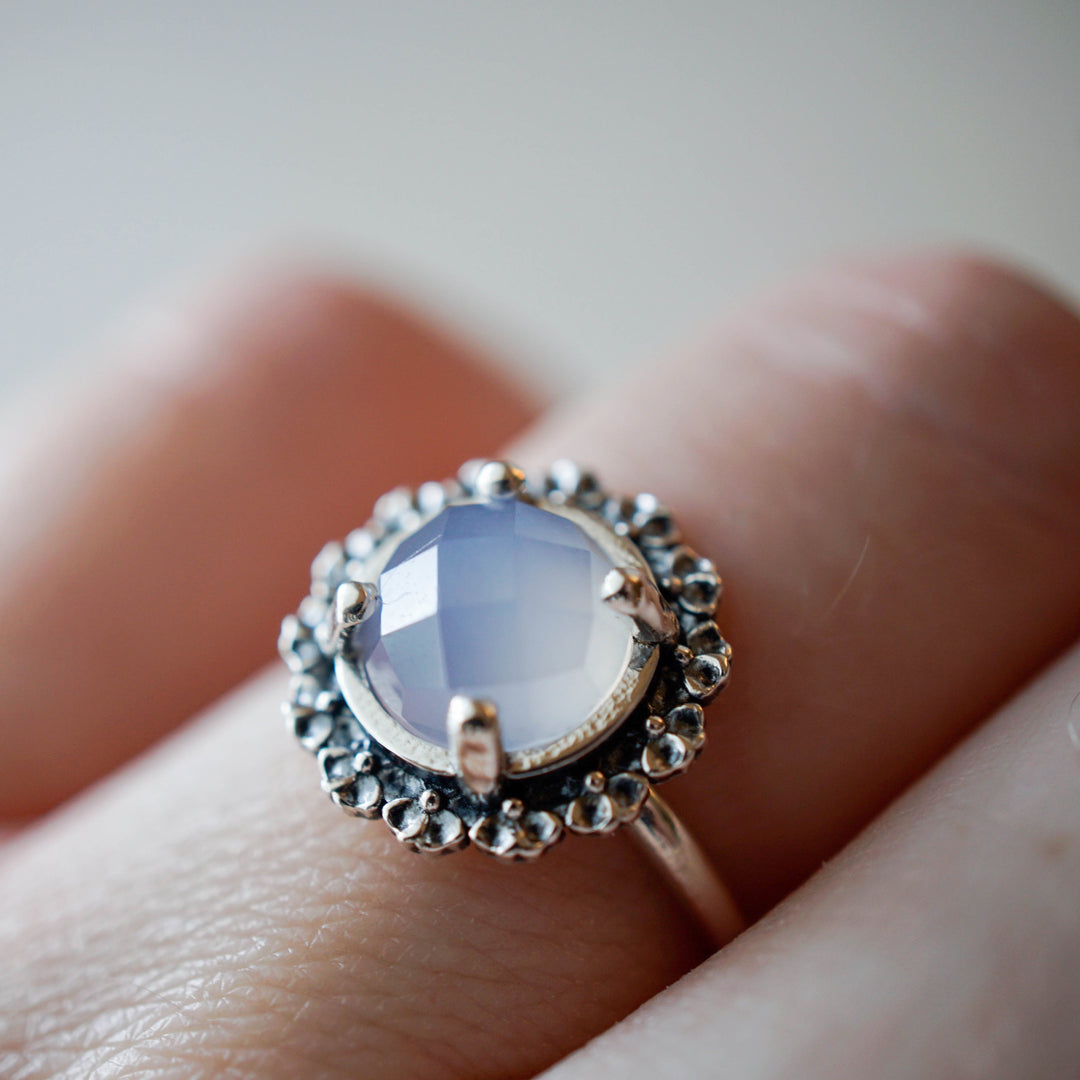 Forget Me Not Halo Ring