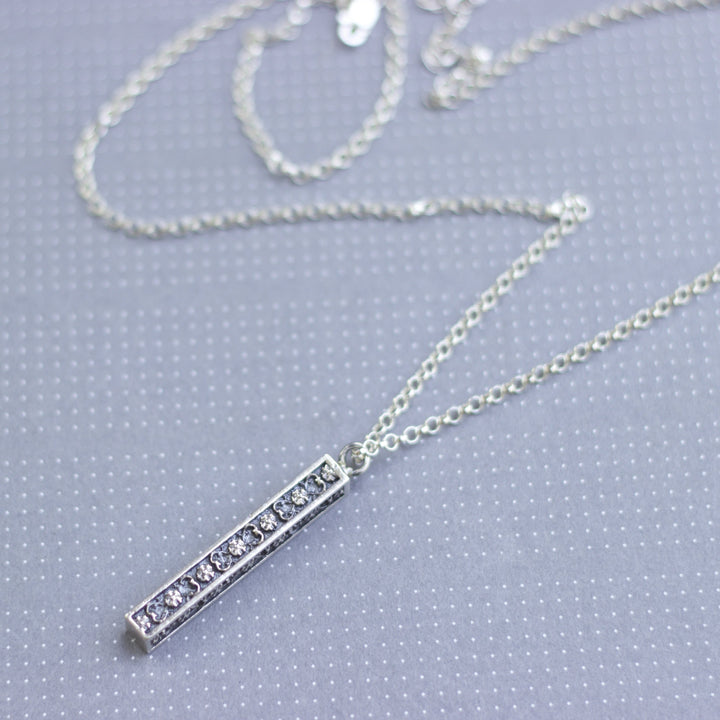 Forget Me Not Bar Necklace