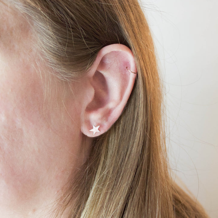 Large Star Studs