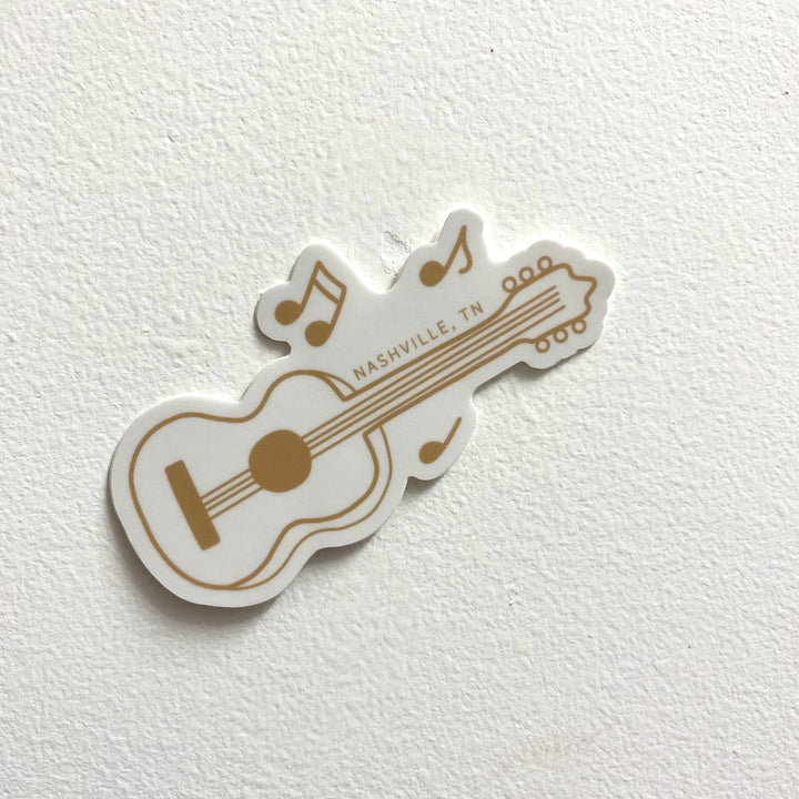 Nashville Guitar Sticker